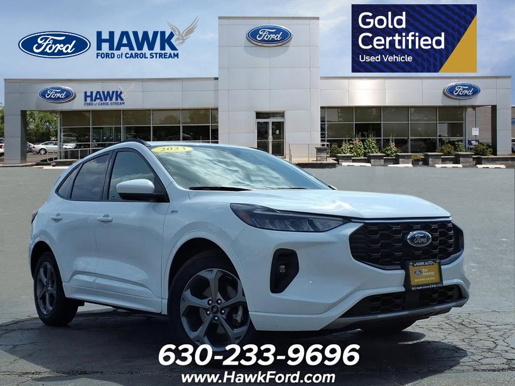 Oxford White 2023 Ford Escape Hybrid ST-Line Select AWD SUV / Crossover All-Wheel Drive Continuously Variable Transmission