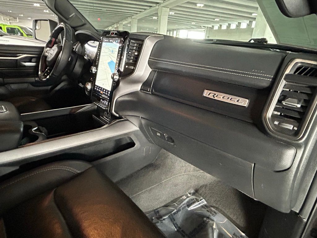 Used 2022 Granite Crystal Metallic Clearcoat Ram Rebel image 32