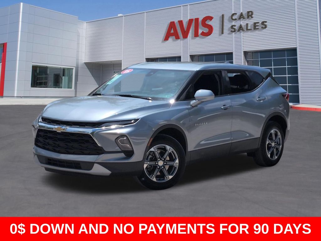 Sterling Gray Metallic 2025 Chevrolet Blazer LT AWD SUV / Crossover 9-Speed Automatic Overdrive