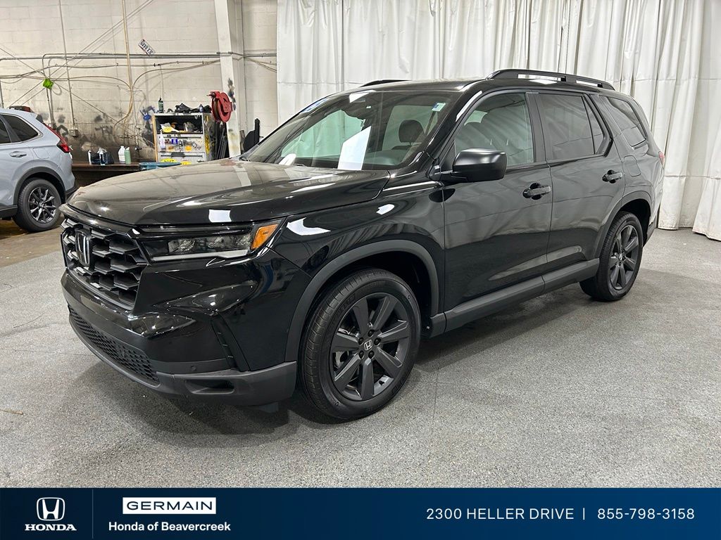 Certified Used 2025 Black Honda Sport image 4