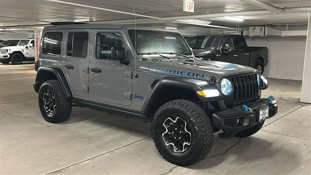 Sting-Gray Clearcoat 2021 Jeep Wrangler 4xe Rubicon 4WD SUV / Crossover Four-Wheel Drive 8-Speed Automatic
