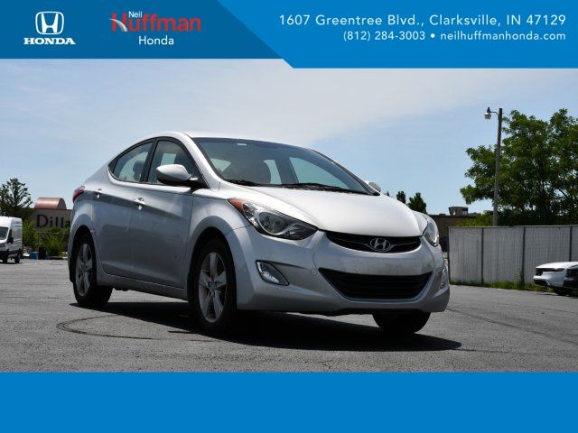 Shimmering Air Silver 2013 Hyundai Elantra GLS FWD Sedan Front-Wheel Drive 6-Speed Automatic Overdrive