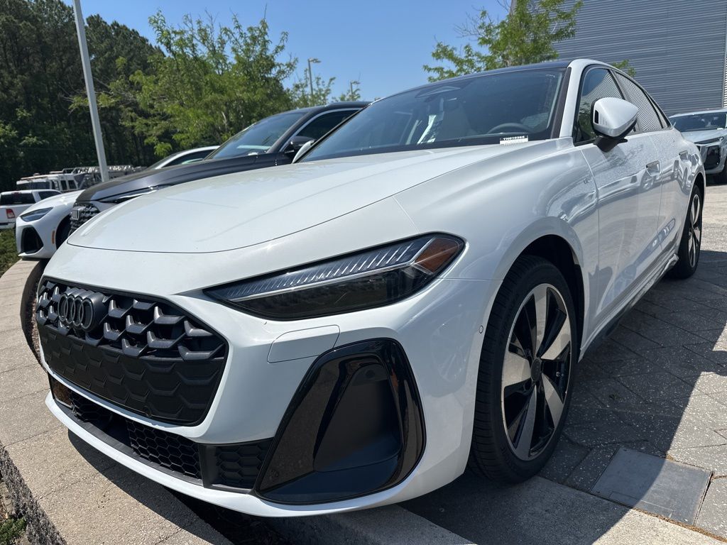 Glacier White Metallic 2026 Audi A5 quattro Premium Plus TFSI Sedan All-Wheel Drive 7-Speed Automatic