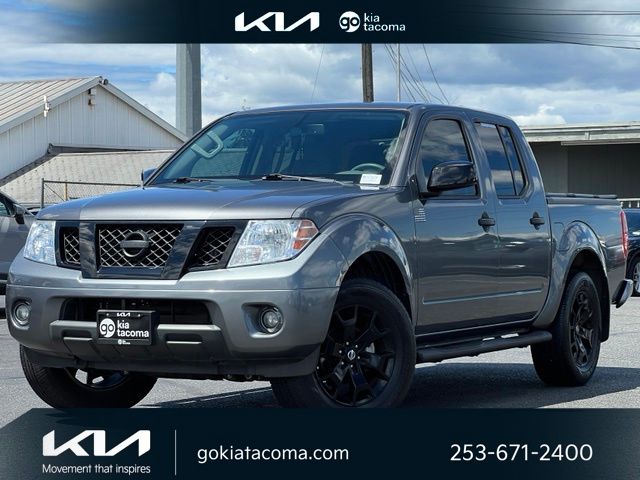 Gray (Gun Metallic) 2021 Nissan Frontier SV Crew Cab 4WD Pickup Truck Four-Wheel Drive 9-Speed Automatic