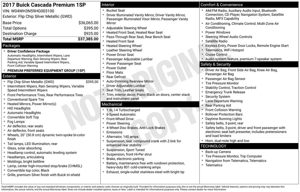 Certified Used 2017 Silver Buick Premium image 3