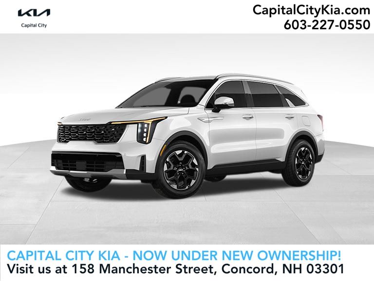 Glacial White Pearl 2026 Kia Sorento SUV / Crossover All-Wheel Drive 8-Speed Automatic