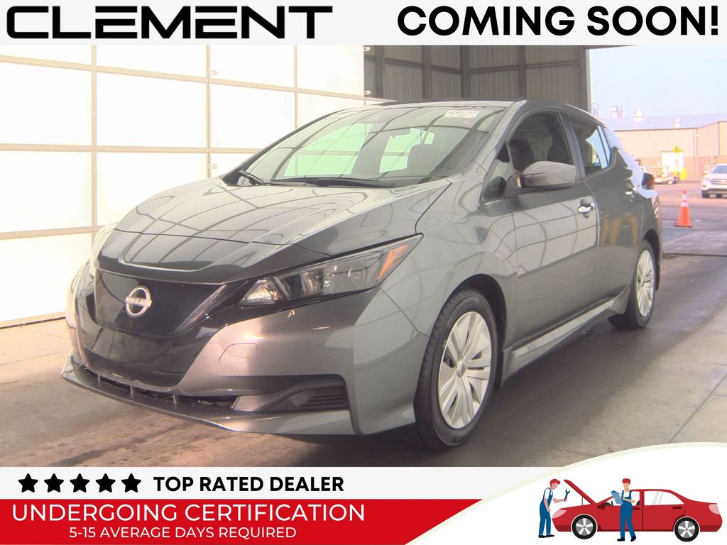 Gray (Gun Metallic) 2023 Nissan LEAF Hatchback Front-Wheel Drive Automatic