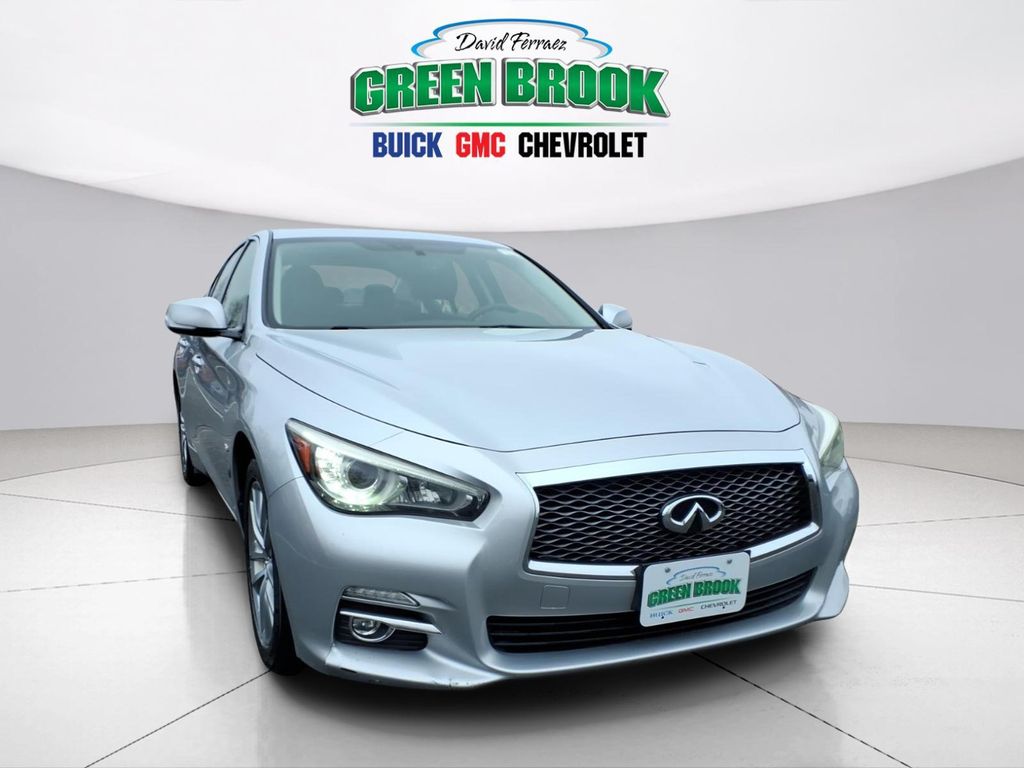 Gray (Liquid Platinum) 2017 INFINITI Q50 3.0t Premium AWD Sedan All-Wheel Drive 7-Speed Automatic