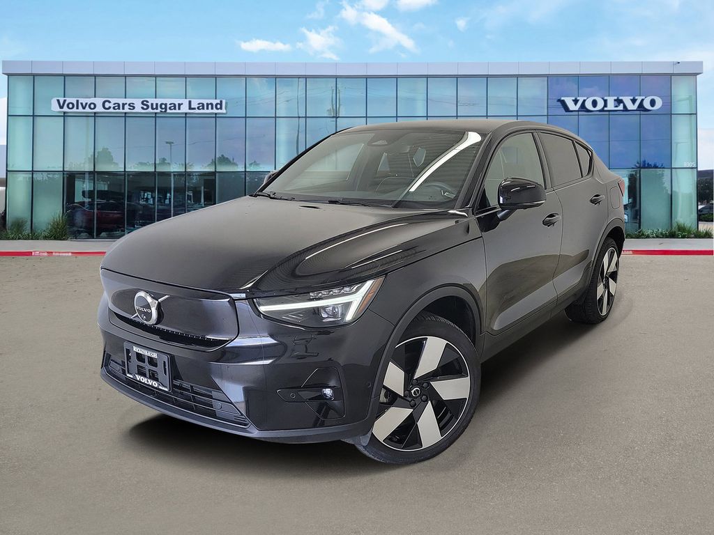 Onyx Black Metallic 2023 Volvo C40 Recharge Twin Ultimate eAWD SUV / Crossover All-Wheel Drive 1-Speed Automatic
