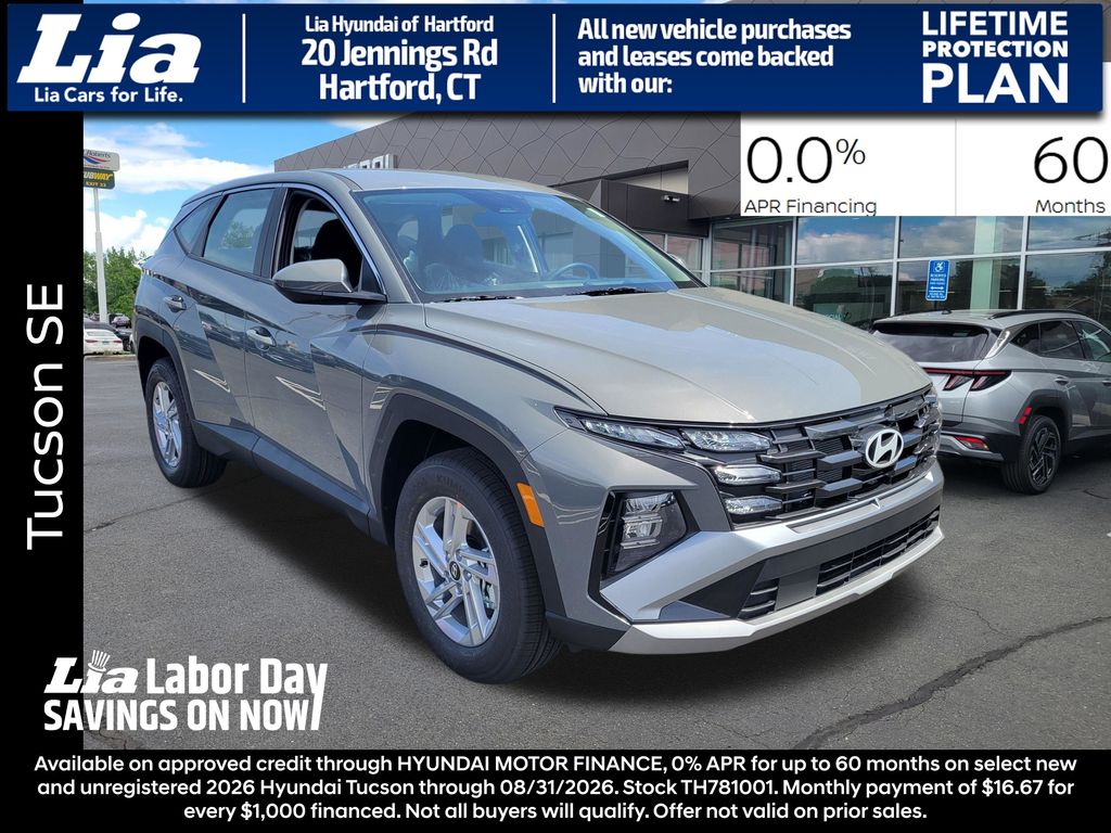 Hampton Gray 2026 Hyundai Tucson SUV / Crossover All-Wheel Drive 8-Speed Automatic