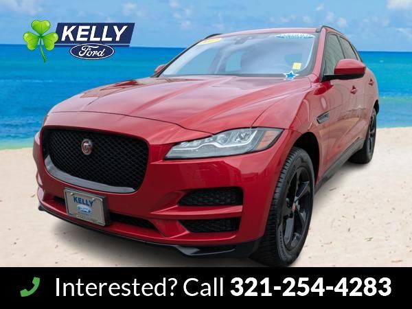 Red 2017 Jaguar F-PACE 35t R-Sport AWD SUV / Crossover All-Wheel Drive