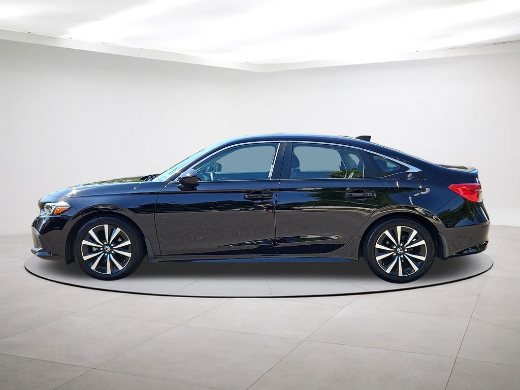 2022 Honda Civic EX Black at Stokes Honda North