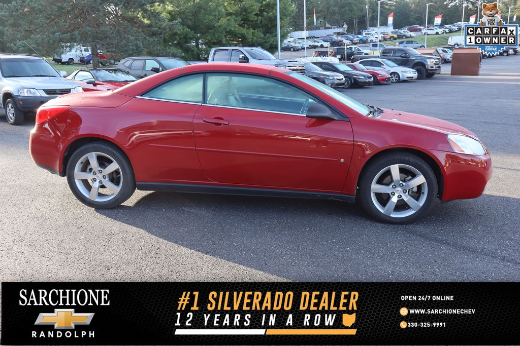 Crimson Red 2006 Pontiac G6 Sedan Front-Wheel Drive 4-Speed Automatic Overdrive