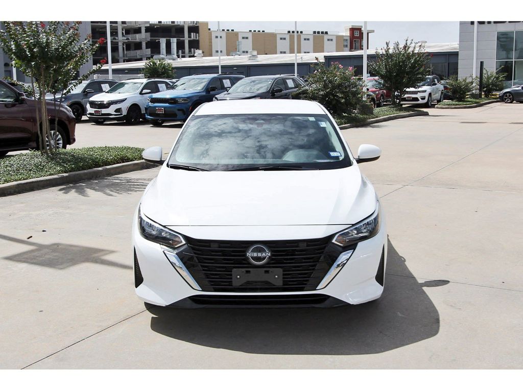 2024 Nissan Sentra S White at North Houston Mitsubishi