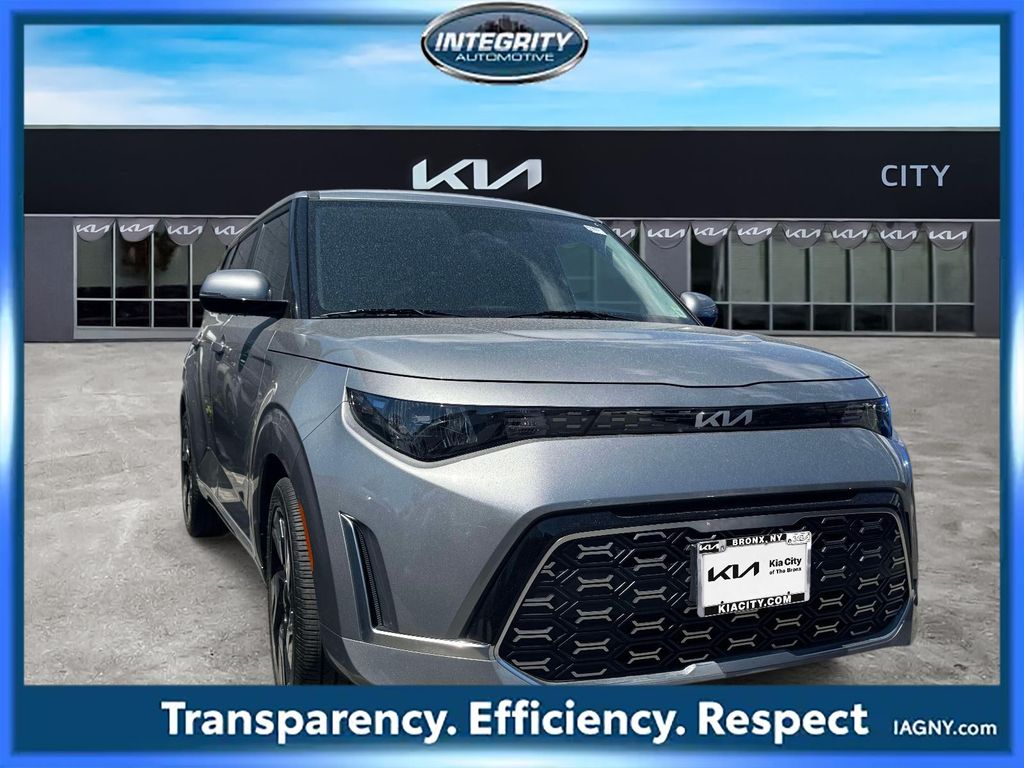 Steel Gray 2024 Kia Soul GT-Line FWD SUV / Crossover Front-Wheel Drive Continuously Variable Transmission