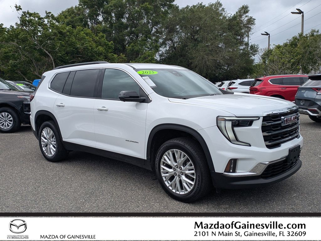 Summit White 2024 GMC Acadia Elevation AWD SUV / Crossover Four-Wheel Drive 8-Speed Automatic