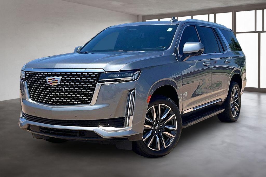 Gray (Satin Steel Metallic) 2021 Cadillac Escalade SUV / Crossover Four-Wheel Drive