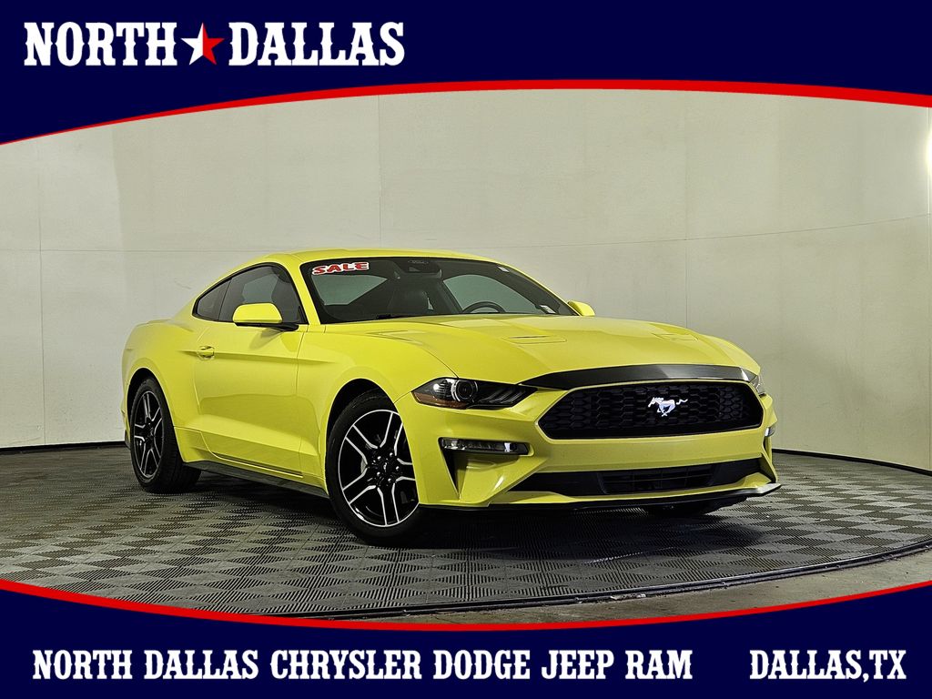 Grabber Yellow 2021 Ford Mustang Coupe Rear-Wheel Drive Automatic
