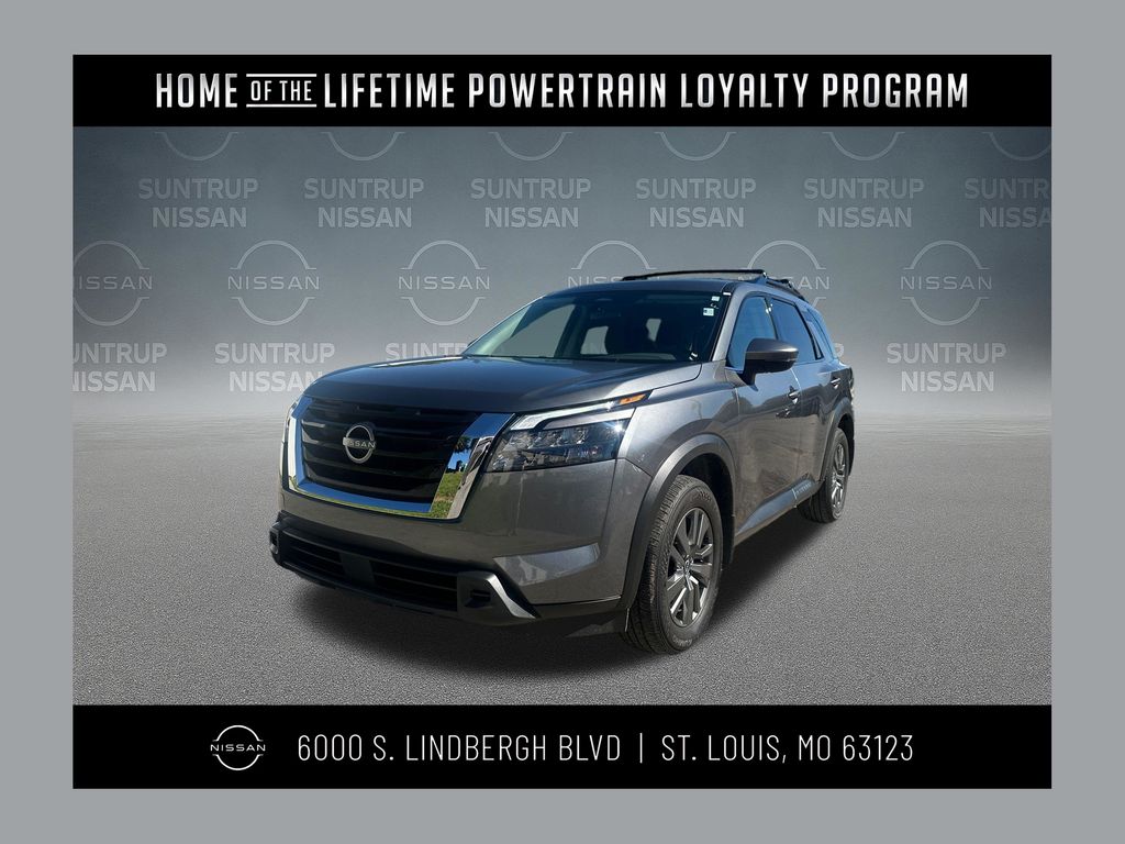 Gray (Gun Metallic) 2025 Nissan Pathfinder SV 4WD SUV / Crossover All-Wheel Drive 9-Speed Automatic