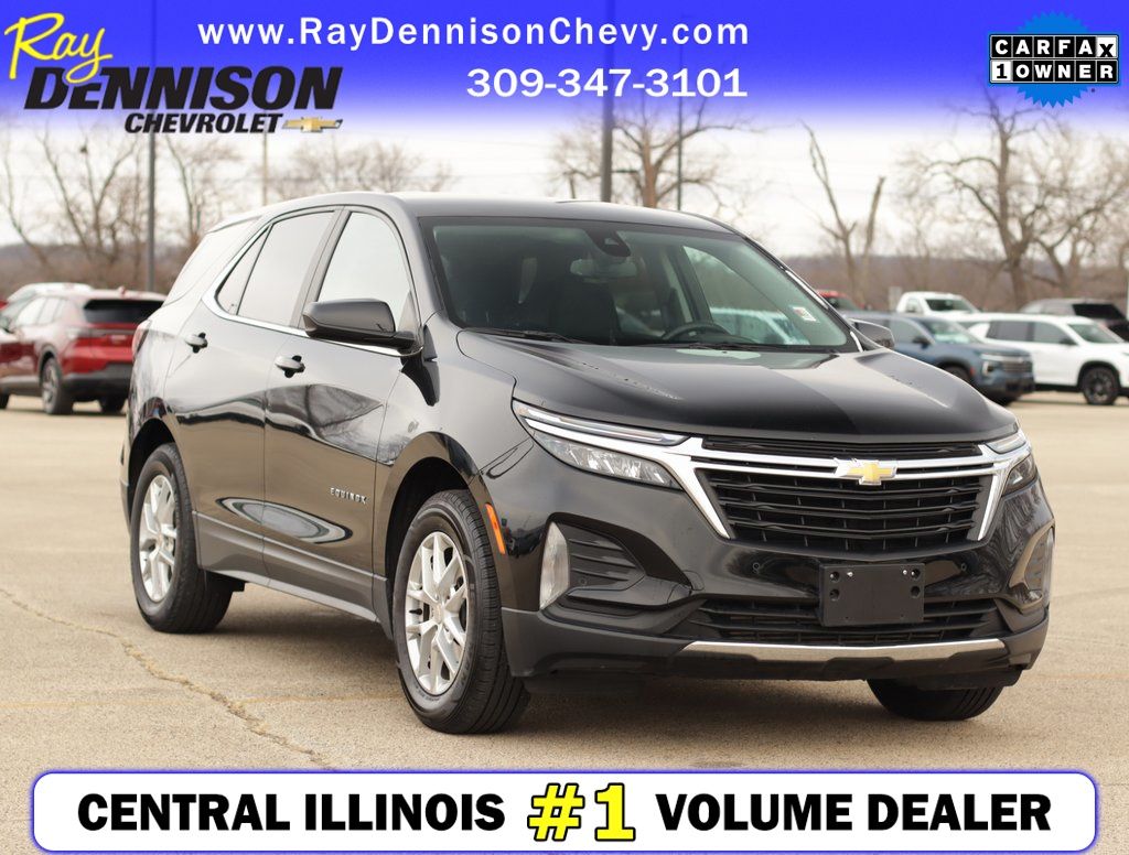 Black Metallic 2024 Chevrolet Equinox LT FWD with 1LT SUV / Crossover Front-Wheel Drive 6-Speed Automatic Overdrive