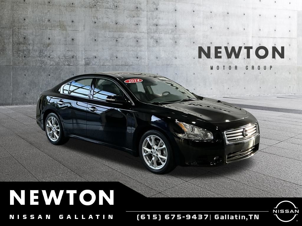 Super Black 2014 Nissan Maxima Sedan Front-Wheel Drive Continuously Variable Transmission