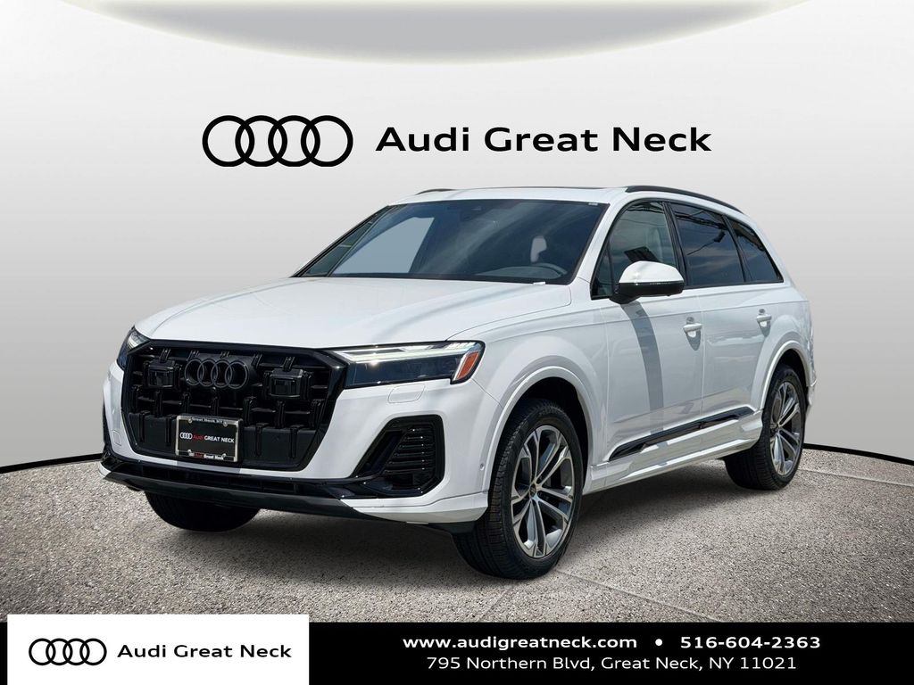 Glacier White 2026 Audi Q7 quattro Premium 45 TFSI SUV / Crossover All-Wheel Drive 8-Speed Automatic