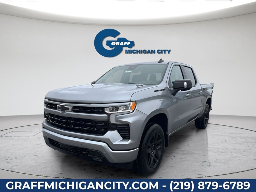 Sterling Gray Metallic 2026 Chevrolet Silverado 1500 Pickup Truck Four-Wheel Drive Automatic