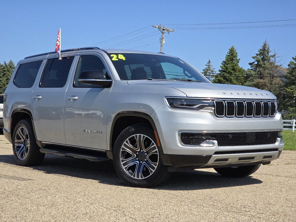 Silver Zynith 2024 Jeep Wagoneer SUV / Crossover Four-Wheel Drive 8-Speed Automatic