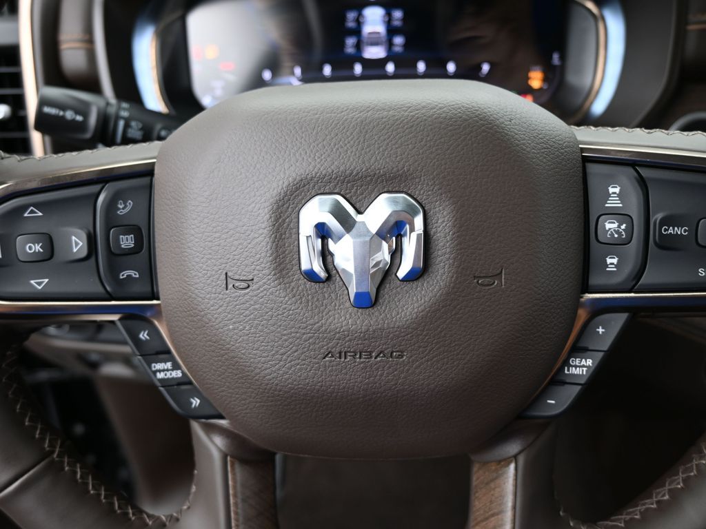 Used 2025 Diamond Black Crystal Pearlcoat Ram Limited image 26
