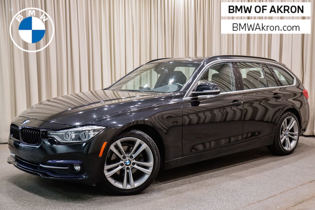 Black Sapphire Metallic 2017 BMW 3 Series Wagon All-Wheel Drive 8-Speed Automatic