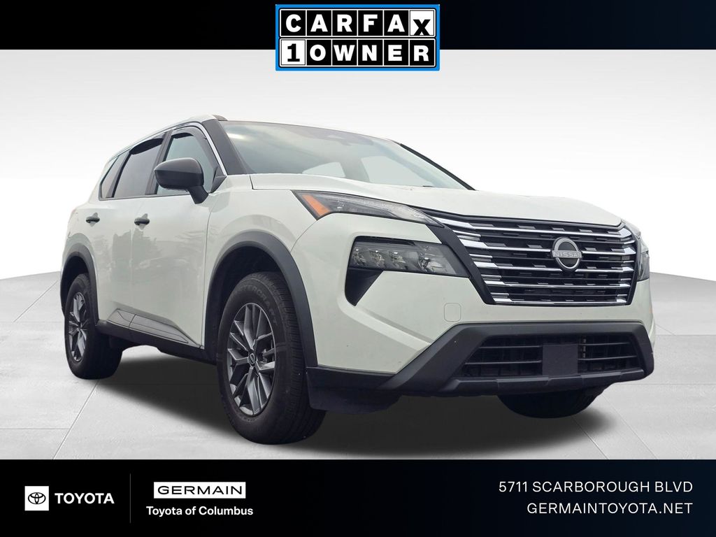 Glacier White 2024 Nissan Rogue SUV / Crossover All-Wheel Drive Continuously Variable Transmission