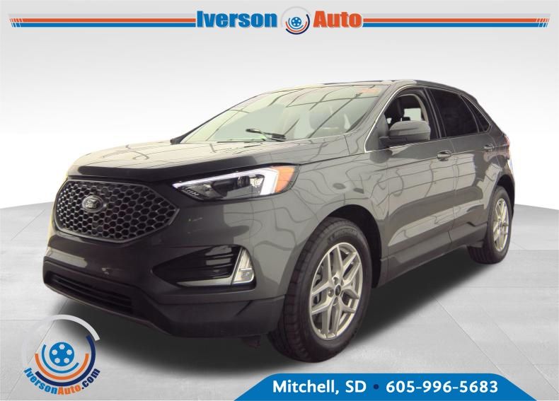 Gray Metallic 2024 Ford Edge SUV / Crossover All-Wheel Drive 8-Speed Automatic