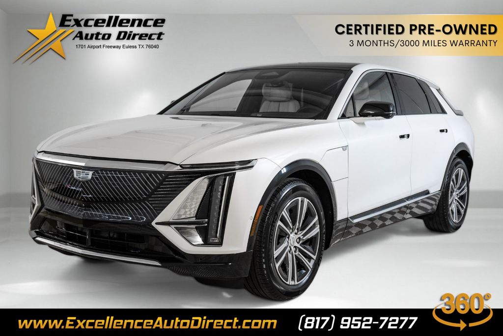 Crystal White Tricoat 2024 Cadillac LYRIQ Luxury 1 RWD SUV / Crossover Rear-Wheel Drive 1-Speed Automatic