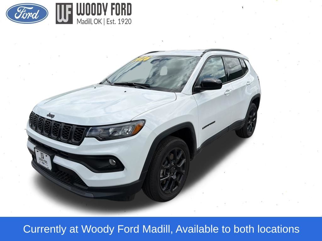 Bright White Clearcoat 2026 Jeep Compass Latitude 4WD SUV / Crossover Four-Wheel Drive 8-Speed Automatic