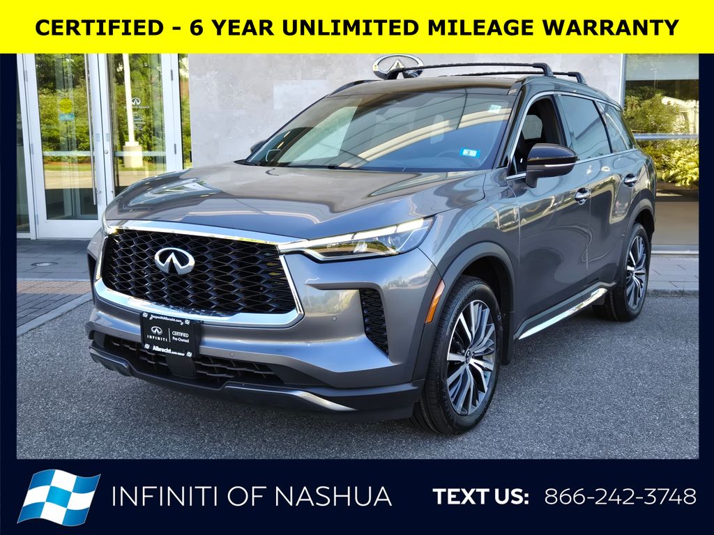 Gray (Graphite Shadow/Black Obsidian) 2023 INFINITI QX60 Autograph AWD SUV / Crossover All-Wheel Drive 9-Speed Automatic