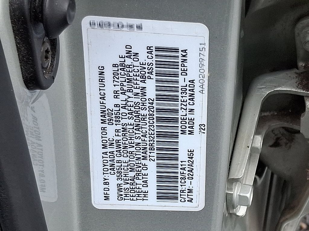 Thumbnail: 2003 Toyota Corolla - 25