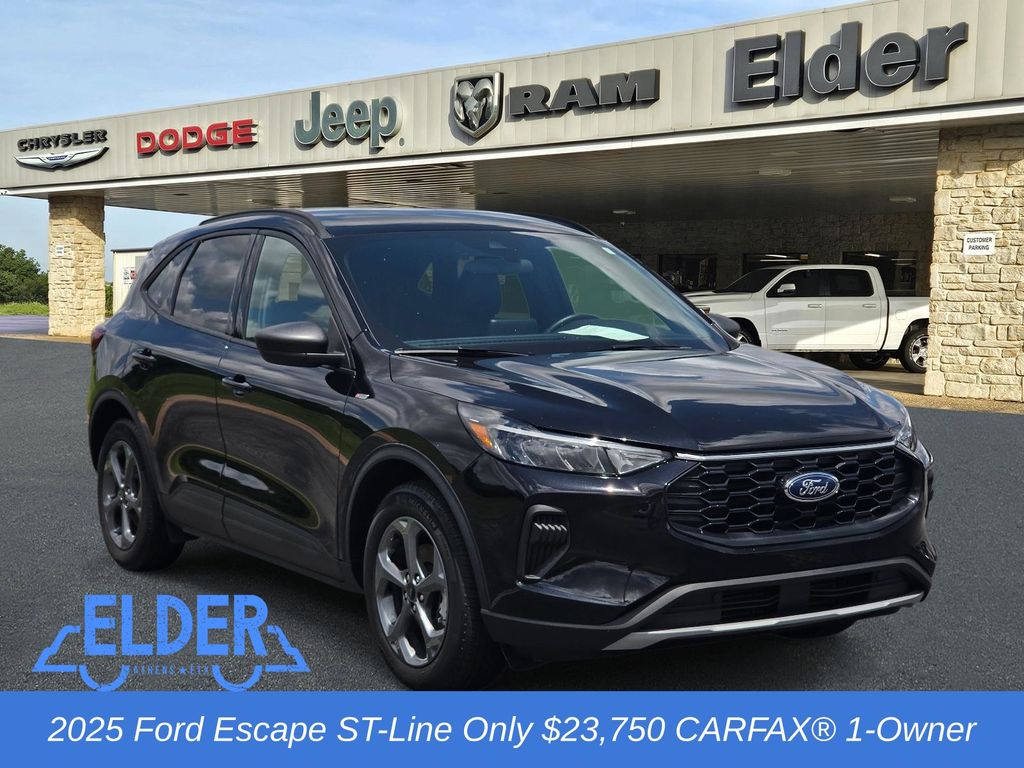 Black Metallic 2025 Ford Escape SUV / Crossover Front-Wheel Drive 8-Speed Automatic
