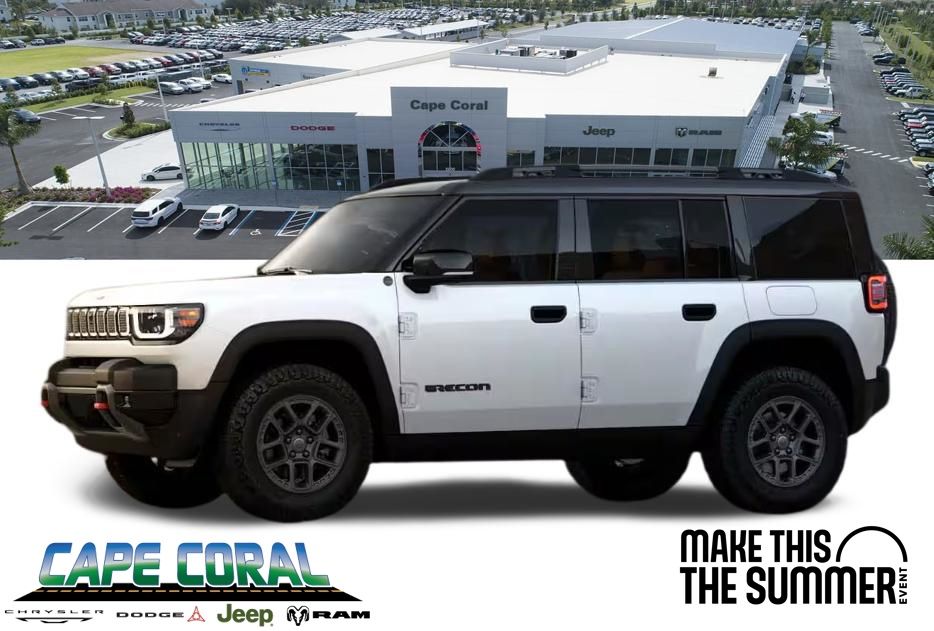 Bright White Clearcoat 2026 Jeep Recon Moab 4xe SUV / Crossover Four-Wheel Drive 1-Speed Automatic