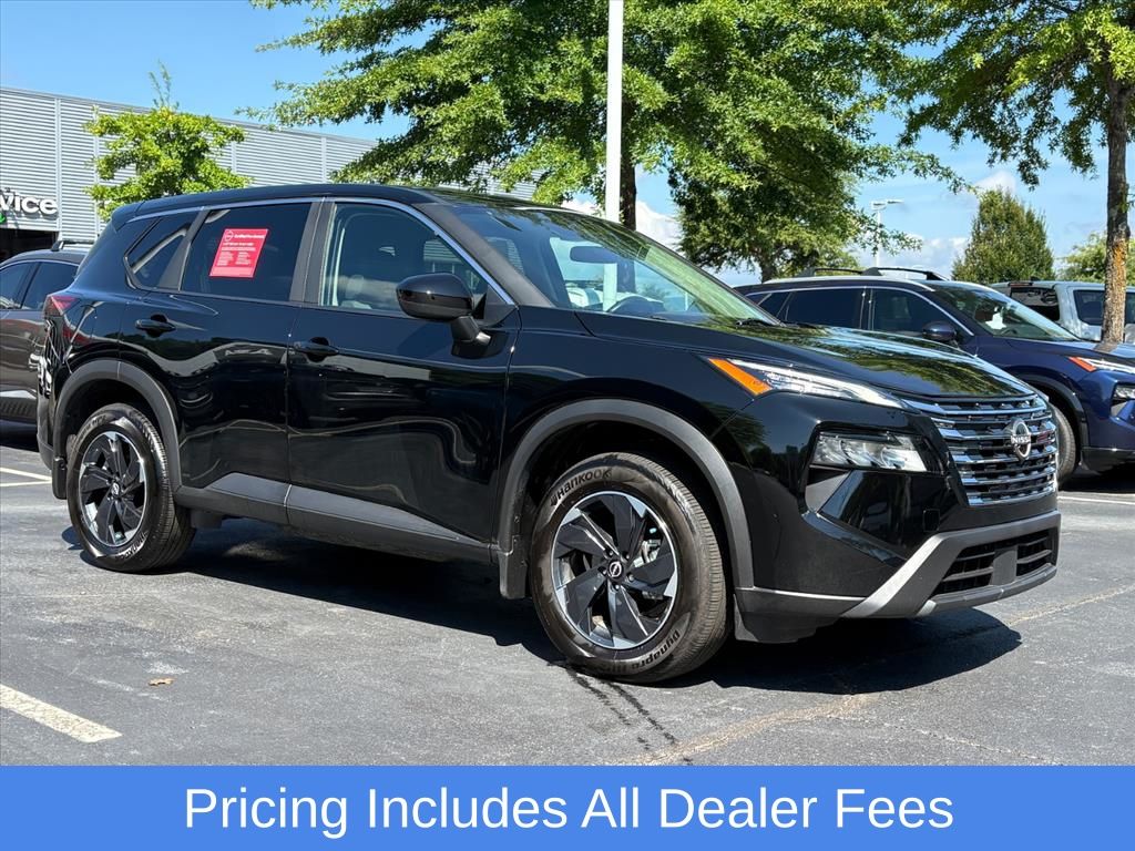 Super Black 2024 Nissan Rogue SUV / Crossover All-Wheel Drive Continuously Variable Transmission