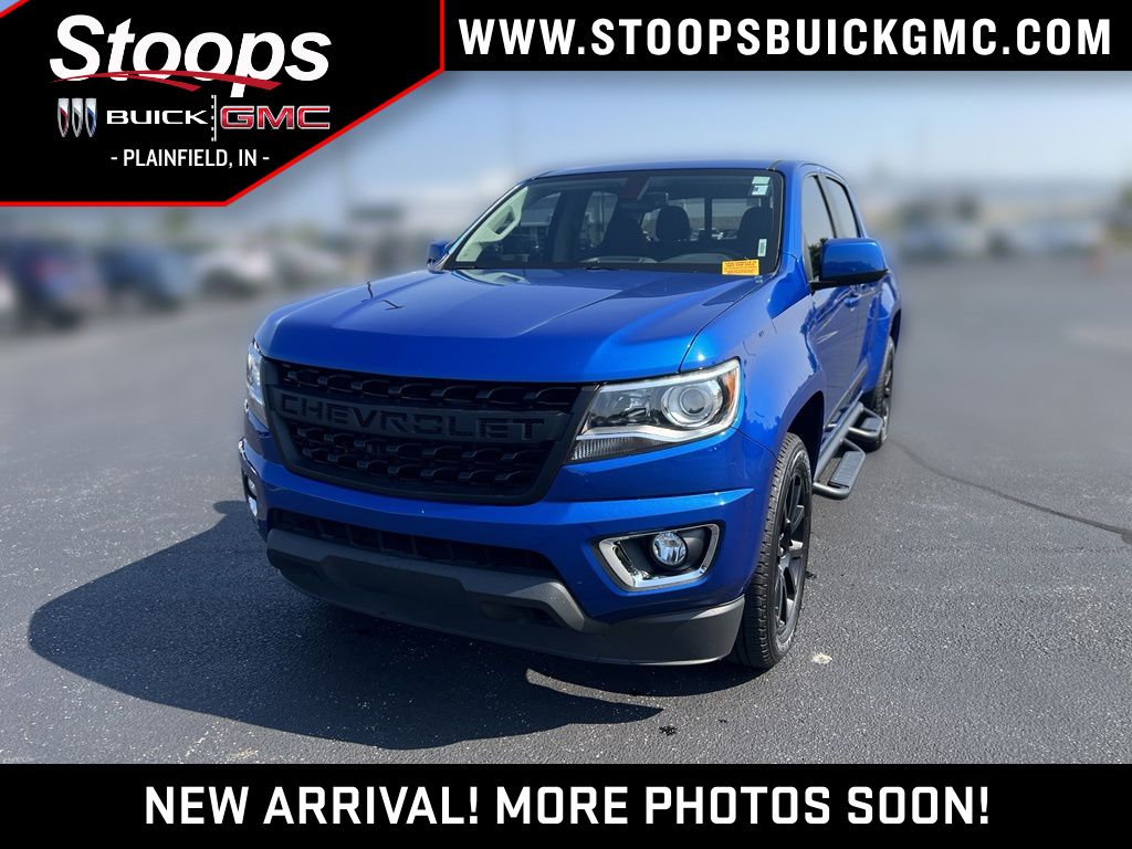 Kinetic Blue Metallic 2020 Chevrolet Colorado Pickup Truck Four-Wheel Drive 8-Speed Automatic