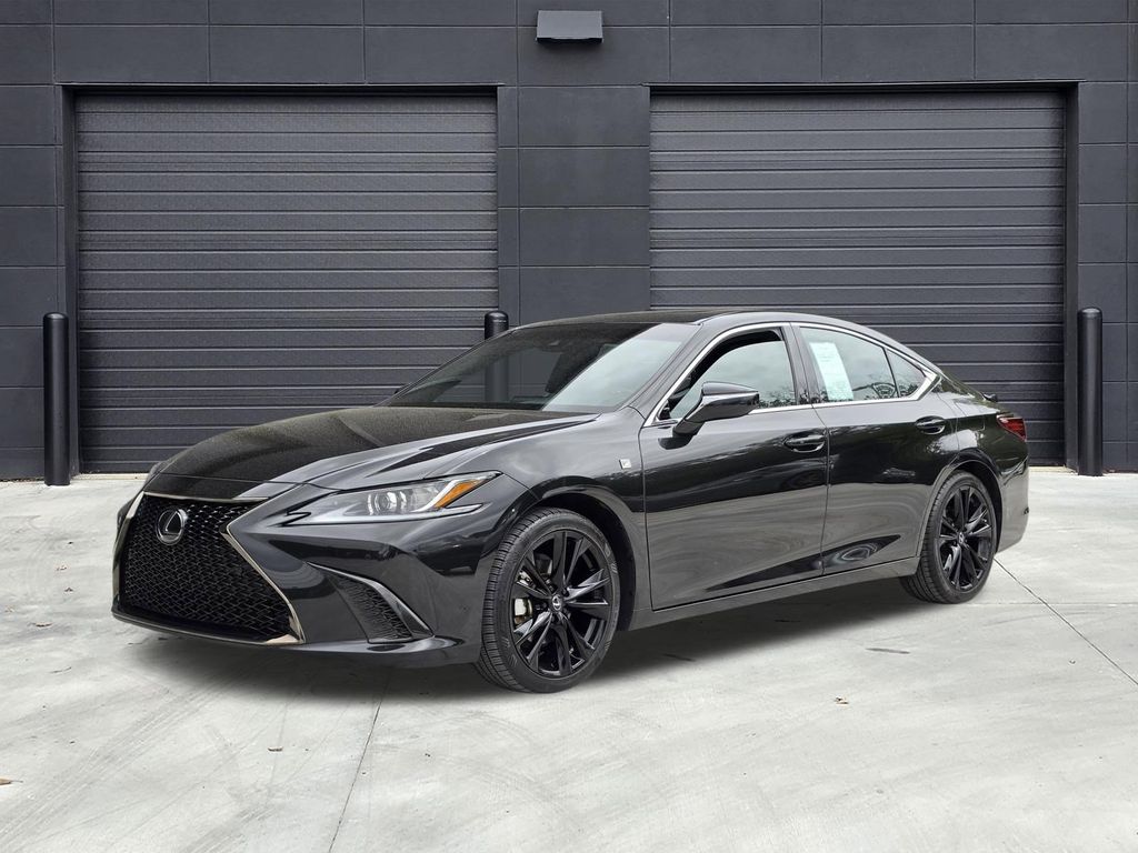 Black (Caviar) 2024 Lexus ES 350 F Sport Handling FWD Sedan Front-Wheel Drive 8-Speed Automatic