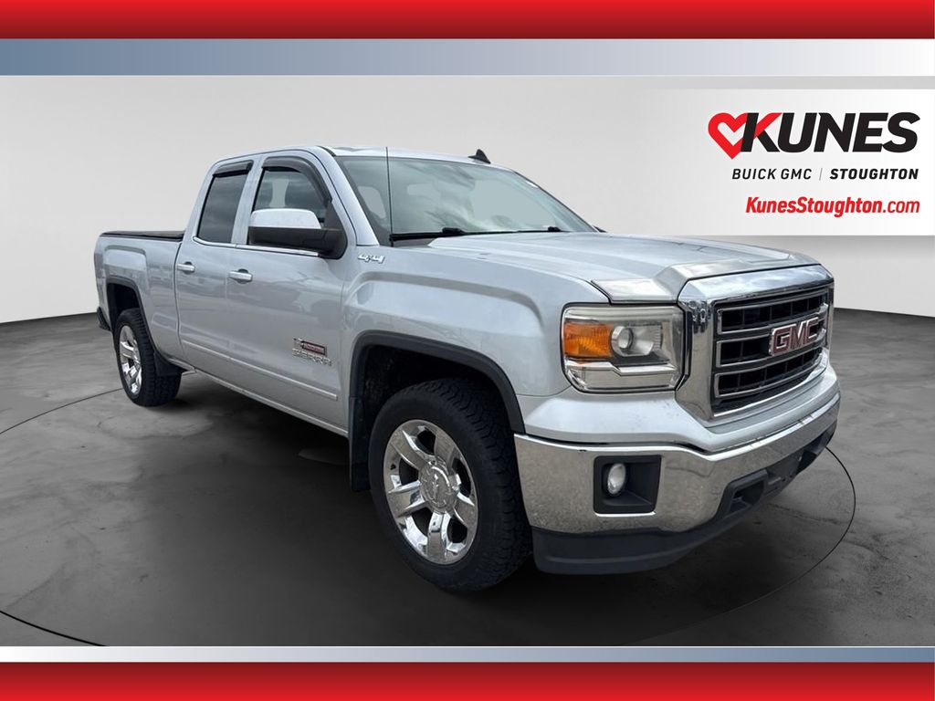 Quicksilver Metallic 2015 GMC Sierra 1500 Pickup Truck Four-Wheel Drive 6-Speed Automatic Overdrive