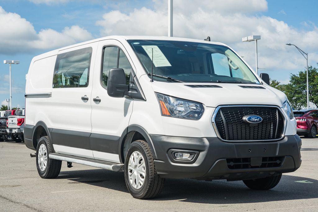 Oxford White 2025 Ford Transit Cargo Van Rear-Wheel Drive