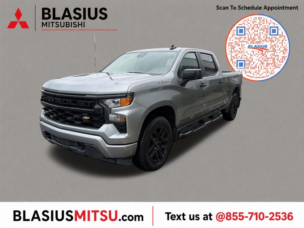 Gray 2024 Chevrolet Silverado 1500 Pickup Truck Four-Wheel Drive 8-Speed Automatic