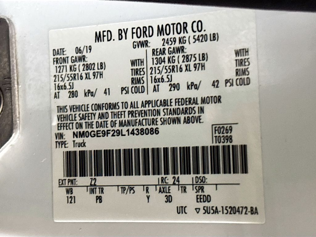 2020 Ford Transit Connect XLT