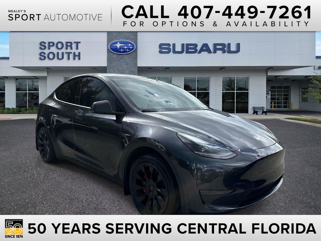 Stealth Gray 2024 Tesla Model Y SUV / Crossover Rear-Wheel Drive 1-Speed Automatic