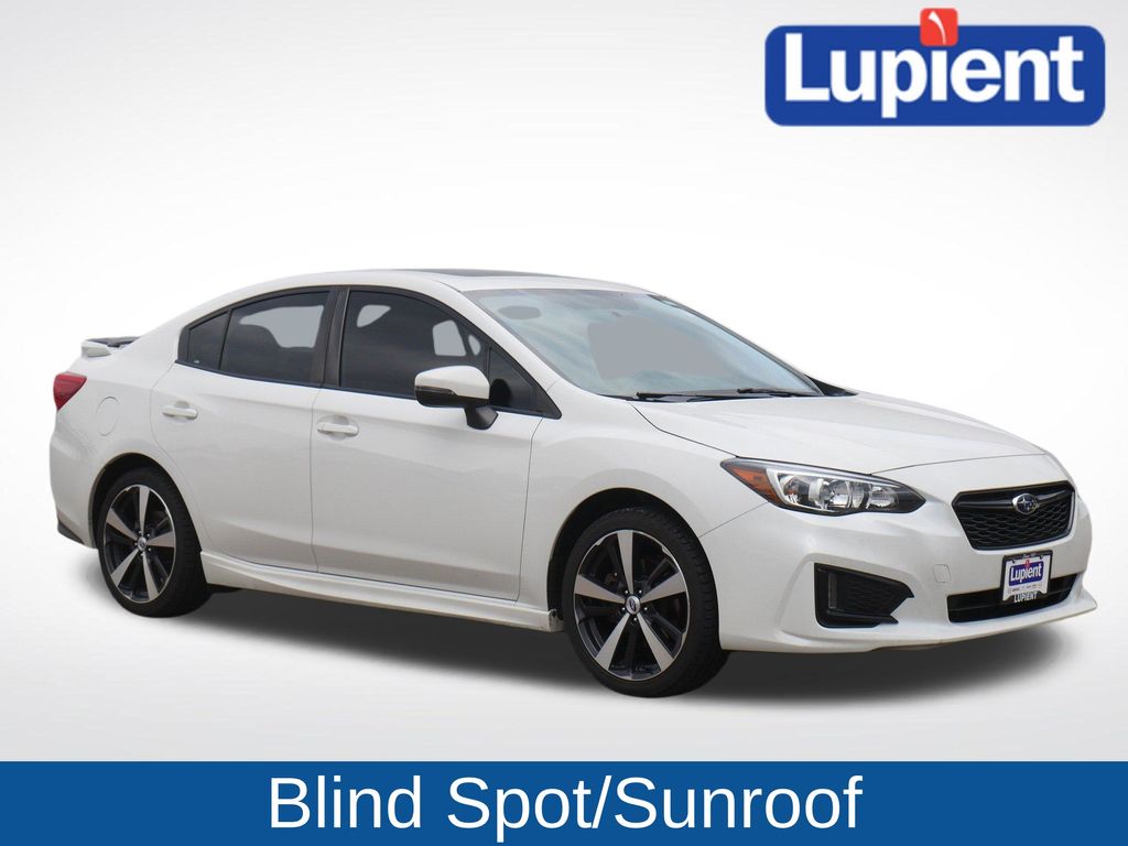 Crystal White Pearl 2018 Subaru Impreza 2.0i Sport Sedan AWD Sedan All-Wheel Drive 5-Speed Manual