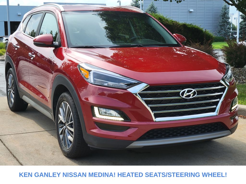 Red Crimson 2021 Hyundai Tucson SUV / Crossover Front-Wheel Drive 6-Speed Automatic