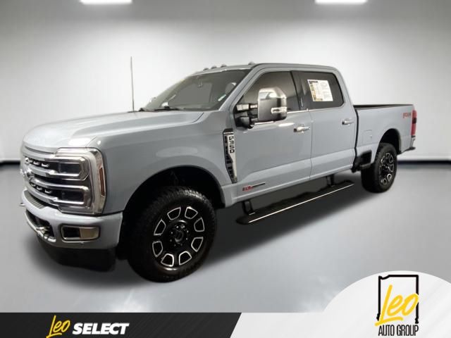 Gray Metallic 2024 Ford F-350 Super Duty Pickup Truck Four-Wheel Drive Automatic