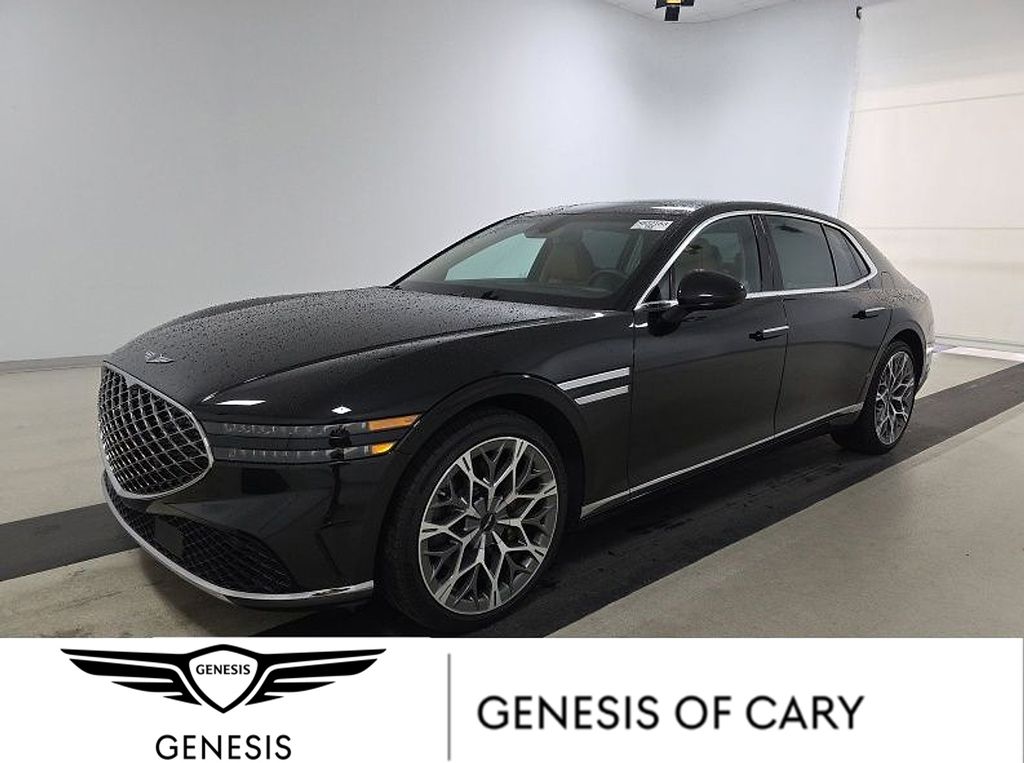 Vik Black 2025 Genesis G90 3.5T e-Supercharger AWD Sedan All-Wheel Drive 8-Speed Automatic